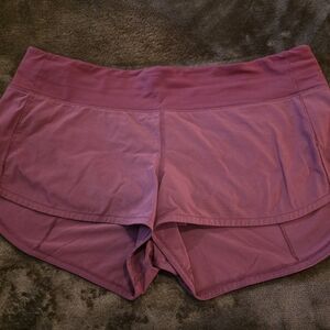 lululemon athletica Maroon Speed Shorts